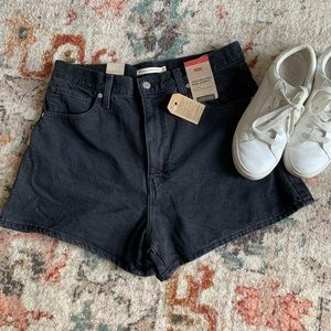 Levi's Women's High Waisted Mom Shorts